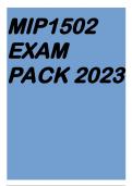 MIP1502 EXAM PACK 2023