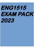 ENG1515 EXAM PACK 2023