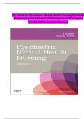 Test Bank for Psychiatric Mental Health Nursing 5th Ed By Fortinash Updated Version 2023 Inclusive of All Chapters Verified 100% Accurate Answers