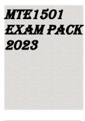 MTE1501 EXAM PACK 2023