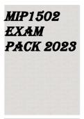 MIP1502 EXAM PACK 2023