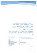 VVPK10 toepassen van technologie rondom palliatieve ondersteuningsbehoefte