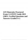 ATI Maternity Proctored Exam (100% Verified Questions and Answers )