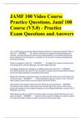 JAMF 100 Video Course Practice Questions, Jamf 100 Course (V5.0) - Practice Exam Questions and Answers 