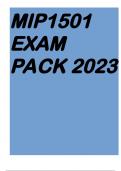 MIP1501 EXAM PACK 2023