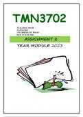 TMN3702 Assignment 2 2023 Answers