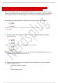 HESI A2 Maths ENTRANCE EXAM(2022/2023)(June-August session)With 100% correct Answers Graded A+(Verified)