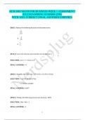 BUSI 1003 MATH FOR BUSINESS WEEK 1 ASSIGNMENT 2022/2023(SPRING-SUMMER QTR) WITH 100% CORRECT FINAL ANSWERS(VERIFIED)