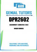 DPR2602 Assignment 1 Semester 2 2023