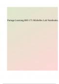 Portage Learning BIO 171 Michelles Lab Notebooks  WITH COMPLETE SOLUTIONS A+ GUARANTEED 