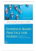 EVIDENCE BASED PRACTICE NURSES EXAM WITH COMPLETE SOLUTIONS A+ SCORE 2023|2024 UPDATED