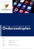 Onderzoeksplan/onderzoeksopzet scriptie digitale criminaliteit onder de jeugd