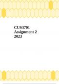 CUS3701 Assignment 2 2023