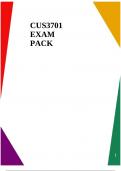 CUS3701 EXAM PACK