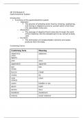 Class notes HP 250 - Gastrointestinal System