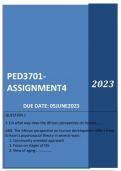 PED3701 ASSIGNMENTS 4 -2023