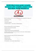 IAHSS (Best study guide) complete questions with complete solution latest 2023-REAL EXAM GRADED A+