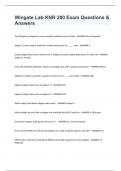 Wingate Lab KNR 280 Exam Questions & Answers   The Wingate is designed to assess aerobic metabolism true or false - ANSWER-False- Anaerobic  Subject 2 (male subject) achieved a relative peak power of _____ units - ANSWER-9  Using wingate data norms, which