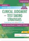 2022-2023 Saunders Clinical Judgment and test taking strategies