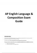 How to Structure Your Essays on the 2024 AP English & Composition Exam (outline)