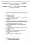 NR 507 Midterm Exam 1 – Questions and Answers A/GRADE QUARANTEED 100% PASS.