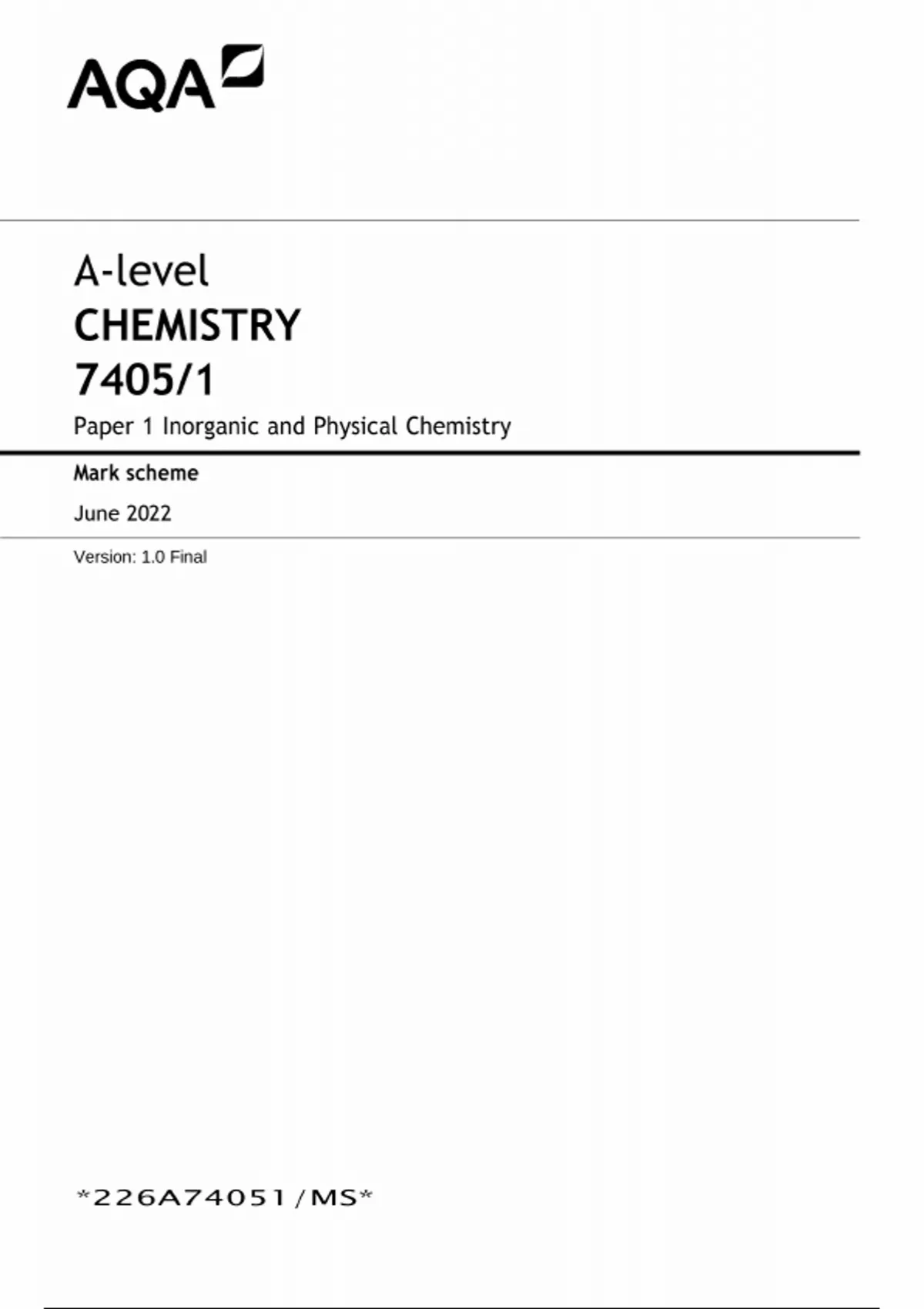 aqa-a-level-chemistry-paper-1-inorganic-and-physical-chemistry-7405-1