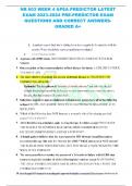 NR 603 WEEK 4 APEA PREDICTOR LATEST EXAM 2023-2024 PRE-PREDICTOR EXAM QUESTIONS AND CORRECT ANSWERS-GRADED A+
