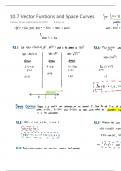 Vector FunCtions and Space Curves