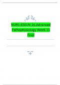 NURS-6501N-16,Advanced Pathophysiology Week 11 Final