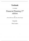 Financial Planning 2e Warren McKeown, Mike Kerry, Marc Olynyk (Solution Manual with test Bank)	