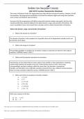 MAT-10279 Function Characteristics Worksheet