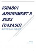 ICH4801 Assignment 2 2023 (642450)