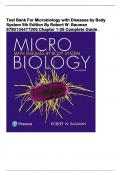 Test Bank For Microbiology with Diseases by Body System 5th Edition By Robert W. Bauman 9780134477206 Chapter 1-26 Complete Guide