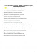 HESI A2|Biology ,Grammar, Reading ,Math and vocabulary added possible questions New!!