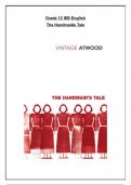 Grade 12 IEB English The Handmaids Tale Quotes 