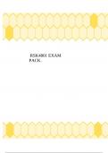 RSK4801 EXAM PACK.