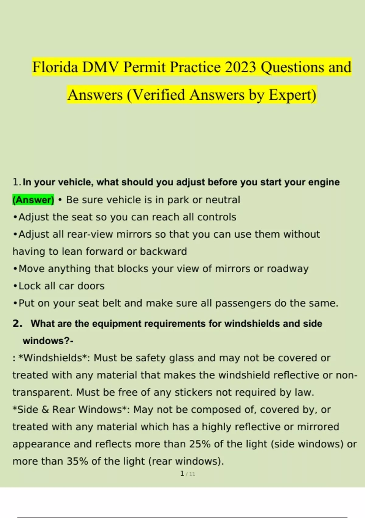 florida-dmv-learner-s-permit-practice-test-questions-and-answers-2023