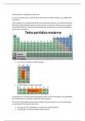 Class notes Química: Tabla Periódica