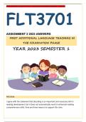 FLT3701 ASS 2 SEME 1 2023 Answers