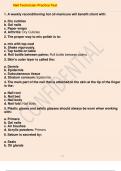 Nail Technician Practice Test . A weekly reconditioning hot oil manicure will benefit client with: a. Dry cuticles b. Gel nails c. Paper wraps d. Arthritis: Dry Cuticles 2. The proper way to mix polish is to: a. mix with top coat b. Shake vigorously.