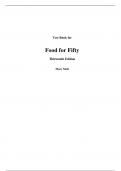 Food for Fifty 13th Edition By Mary Molt (Test Bank)