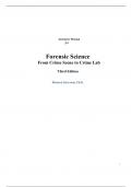 Forensic Science From the Crime Scene to the Crime Lab 3rd Edition By  Richard Saferstein (Instructor Manual)