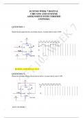 ECET105 WEEK 7 DIGITAL CIRCUITS AND SYSTEMS ASSIGNMENT(WITH VERIFIED ANSWERS) 2023