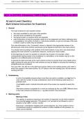 AQA A-LEVEL Chemistry 7405/1 Paper 1 Mark Scheme June 2023
