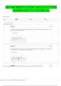 NR 446 MEDICATION CALCULATIONS DOWNLOAD TO SCORE A+