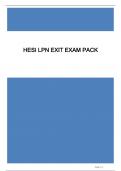 HESI LPN EXIT EXAM PACK