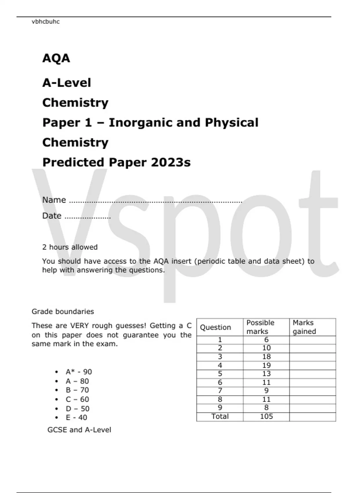 aqa-a-level-chemistry-paper-1-predicted-paper-2023-questions-and