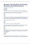 Wonderlic SLE Test study guide Questions with complete solution 2023 -  Wonderlic SLE - Stuvia US