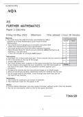 AQA AS FURTHER MATHEMATICS Paper 2 Discrete  May 2023	