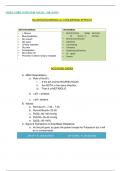 Study Guide Notes (for NCLEX) - Latest Update